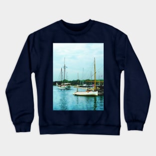 Boats on a Calm Sea Crewneck Sweatshirt